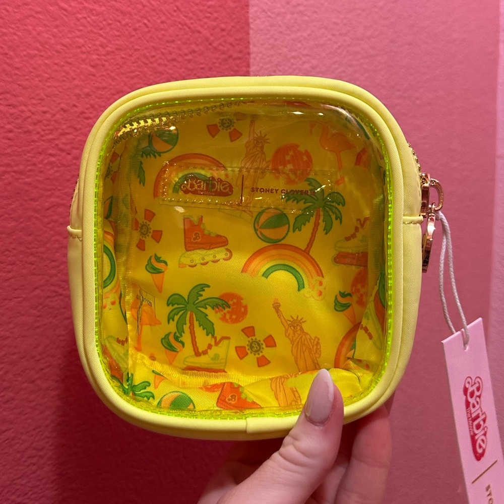 Yellow Barbie Mini Pouch Stoney Clover Lane NWT